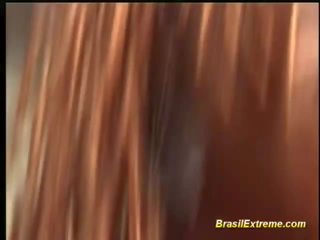 Dolls fucked in Brazilian orgy