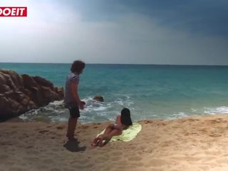 Letsdoeit - bagaimana kepada menggoda dan fuck terhangat darling di yang pantai