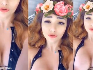 Pleasant AGONY Orgasm Face Young Redhead young female Real Masturbation